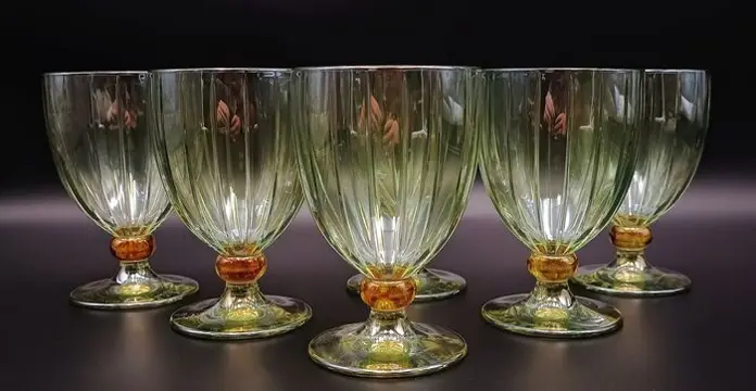 Kristallgläser Spiegelau - Groene waterglazen (6) - Kristal