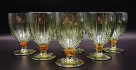 Kristallgläser Spiegelau - Groene waterglazen (6) - Kristal