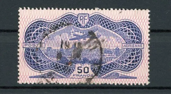 Frankrijk 1936 - 1st choice, 50 frs with ‘burelage’ - Yvert PA n°15