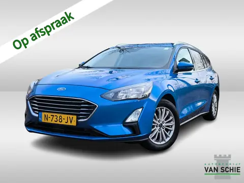 Ford FOCUS Wagon 1.0 EcoBoost Titanium X Business 1e-Eig. & Dealer-Onderh. BOVAG-Garantie. NL-Auto..