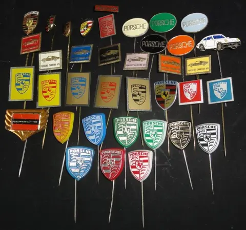 Embleem/mascotte/kenteken - Porsche 37 Verschillende