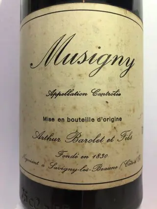 1978 Musigny Grand Cru - Arthur Bartolet et Fils -