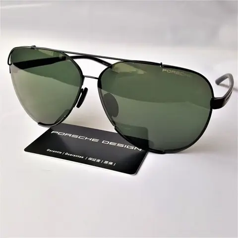 Porsche Design - Metal Aviator - Strong RXP - Green Lenses