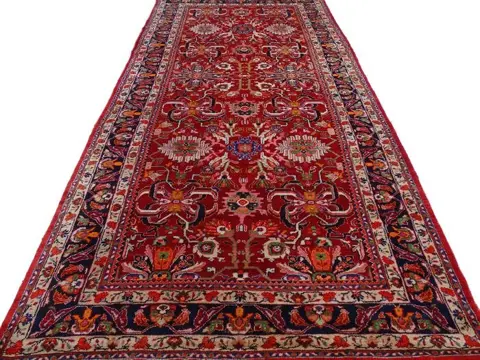 Hamadan - Gereinigd Vloerkleed - 370 cm - 182 cm