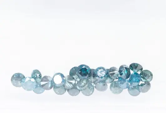 26 pcs Diamanten - 5.19 ct - Fancy Deep Blue to Bluish