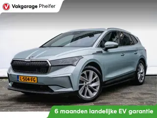Škoda Enyaq iV 60 SOH 91% Trekhaak/ Panoramadak/ Matrix Led/ Navigatie/ 20" Lmv/ Stuurverwarming/ Ca