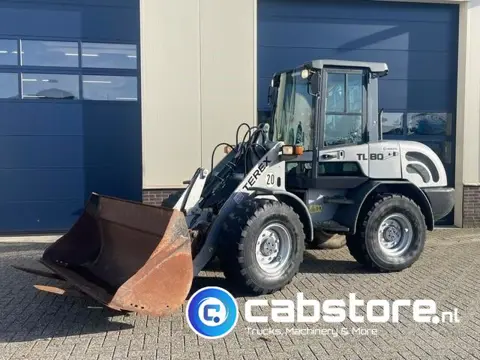 Terex TL 80 Wiellader - Bouwjaar 2008 - Urenstand 7490 - Palletvorken + Laadschop - Deutz Diesel CB1