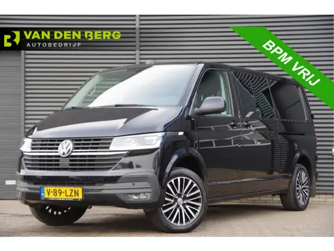 Volkswagen Transporter 2.0 TDI L2 150PK AUT. DC-5P, LED, 2X SCHUIFDEUR, TREKHAAK, NAVI, CRUISE, LEDE