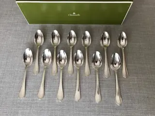 Christofle - Mokka- of espressolepels (12) - Verzilverd -