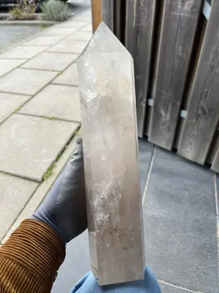 Good Quality large AAA rock crystal obelix Kristal -