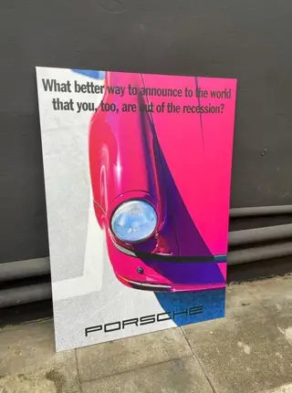 Poster/prent - Poster/Print Vintage Porsche Advertising