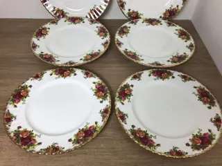 Royal Albert - Dinerborden, (Nieuwstaat). (6) - Porselein -