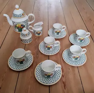 Villeroy &amp; Boch - Koffieservies voor 6 - Porselein -