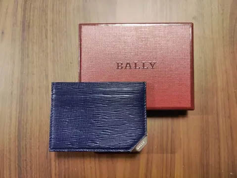 Bally - 5CC Leather Cardholder - Made in Italy - Kaart doos