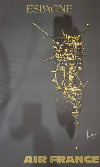 Georges Mathieu - Air France ESPAGNE - 1967