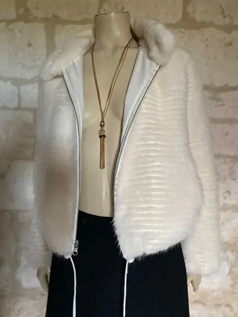 Fendi - Nerz/ Nylon Reversible Bomberjack, Bontjas