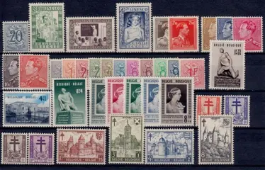 België 1951 - Volledig jaar 1951 - OBP : 841/875