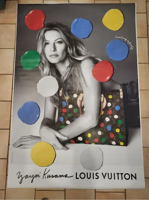 Louis Vuitton - Affiche Yayoi Kusama - 2023