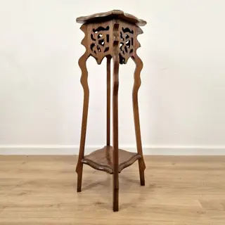 Jugendstil bijzettafel / plantentafel (1)