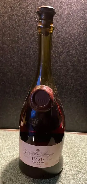 Janneau 1950 - Grande Fine Armagnac - b. Jaren 1980 - 70cl