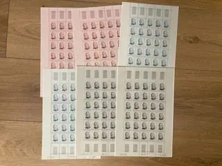 Monaco 1990 - Rainier - sterke gezichtsbehandeling in lakens - nieuw** - Yvert n°1705 à 1707 x 60 exemplaires