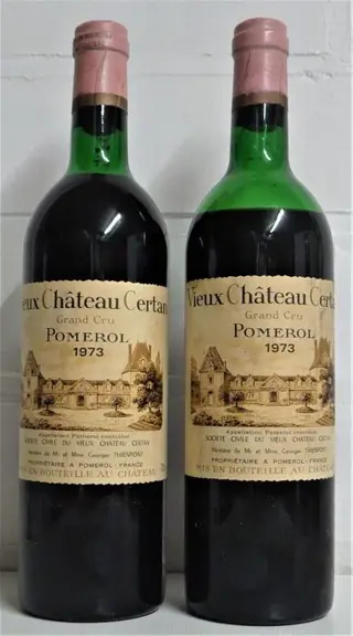 1973 Vieux Chateau Certan - Pomerol - 2 Flessen (0.75 liter)