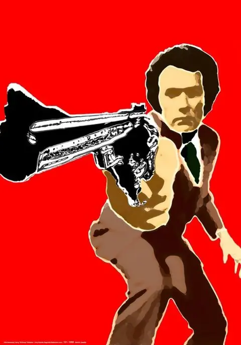 Tony Polonio - Clint Eastwood is Harry Callahan - Pop Art