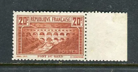 Frankrijk 1930 - Superbe & Rare n° 262B Dentelé 11 Neuf * Bord de Feuille