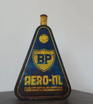 Oliekan - Bidon BP AERO OL OLEX triangulaire - BP
