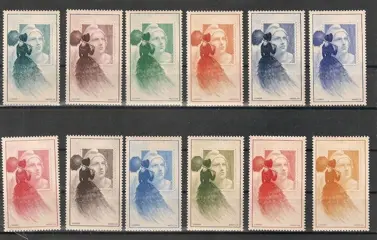 Frankrijk 1949 - Rare Marianne Complete Series Postage Stamp Centenary Exhibition 1949. - YT