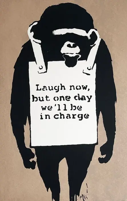 Banksy (after) - Laugh Now - 2020s