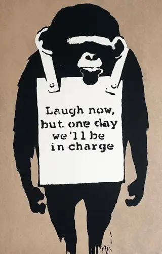 Banksy (after) - Laugh Now - 2020s