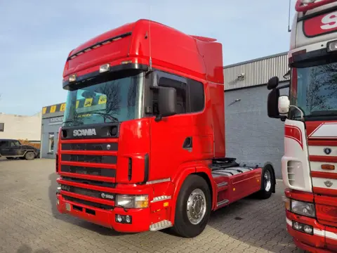Scania R164-480 V8 LA4X2NA Topline manual retarder old tacho