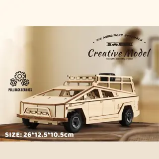 Houten DIY Modelbouw Auto, Jeep, Cabrio, SUV, Vrachtwagen en meer