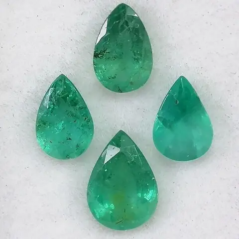 4 pcsSmaragd - 2.14 ct