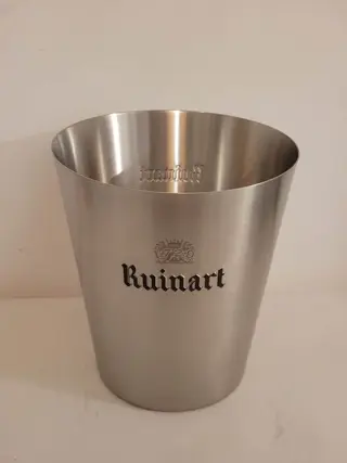 Ruinart Engraved Metal Champagne Bucket - Champagne