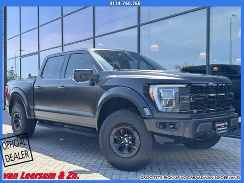 Ford USA F-150 3.5 V6 Ecoboost SuperCrew Raptor | Matzwarte wrap | Pano | B&O | 360 camera