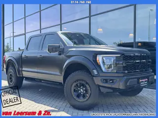 Ford USA F-150 3.5 V6 Ecoboost SuperCrew Raptor | Matzwarte wrap | Pano | B&O | 360 camera