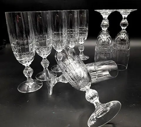 Moretti (Attr.) - Fluitglazen (10) - Kristal