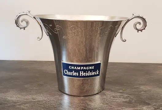 Charles Heidsieck - Champagnekoeler - Art Nouveau - Staal