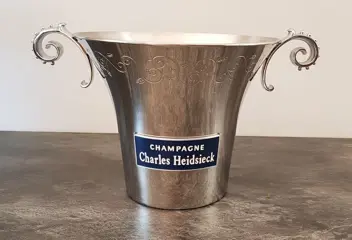 Charles Heidsieck - Champagnekoeler - Art Nouveau - Staal