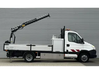 Iveco Daily 50C14N 3.0 375 CNG Openlaadbak met kraan HIAB Topstaat