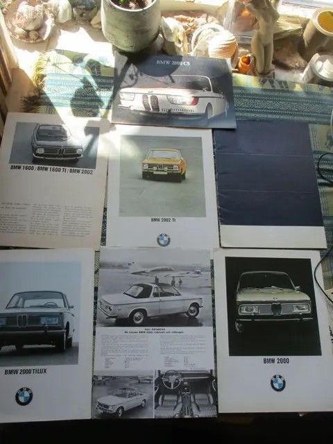 7 Stueck BMW Zoals CS/Tilux/2000/TI - BMW - 1960-1970