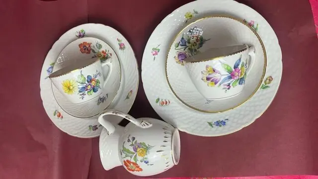 Bing &amp; Grøndahl - Koffie en theeservies (7) - Barok -