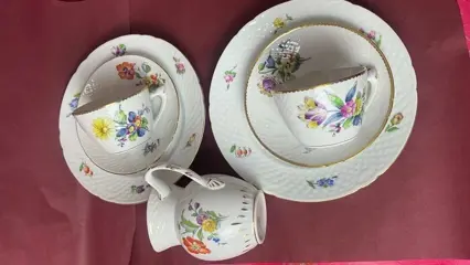 Bing &amp; Grøndahl - Koffie en theeservies (7) - Barok -