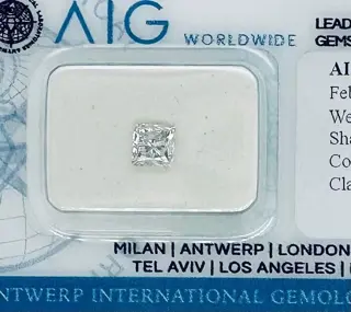 1 pcs Diamant - 0.70 ct - Briljant, Prinses - H - SI2