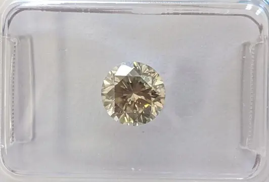 Diamant - 0.98 ct - Rond - X - Y, Light Gray Yellow - SI1
