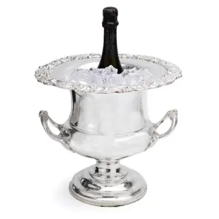 Champagnekoeler (1) - Verzilverd