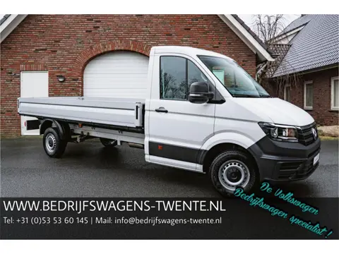Volkswagen Crafter 35 2.0 TDI 177PK L4 Open laadbak Airco | Cruise control | 3-zits | LxBxH 430x203x