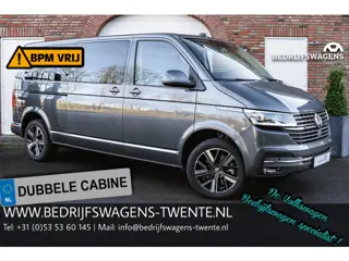 Volkswagen Transporter 2.0 TDI 204PK DSG L2H1 DUB/CAB LED LEDER NAVI Volkswagen Transporter 2.0 TDI 